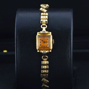 Beleco Ladies Vintage Antique Art Deco Circa 1940s, Copper Tone Dial